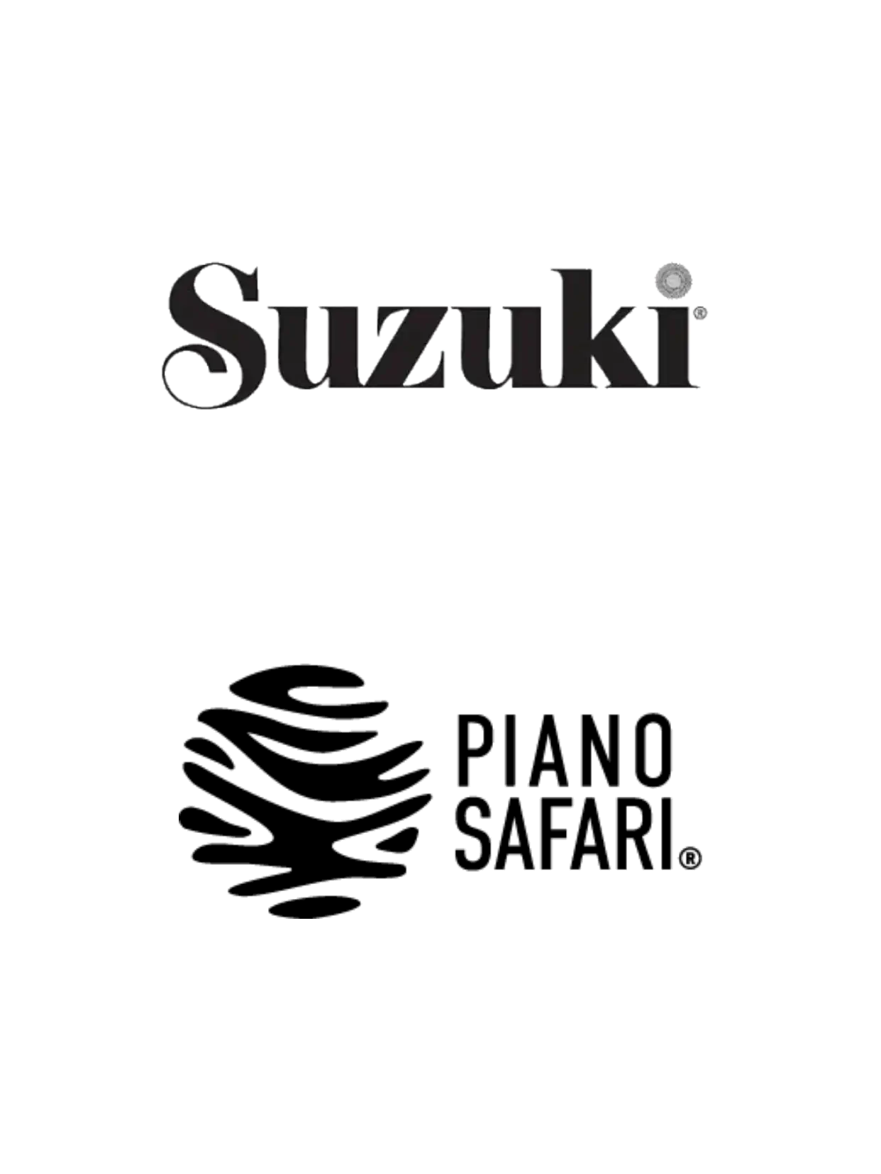 suzuki and piano safari logos