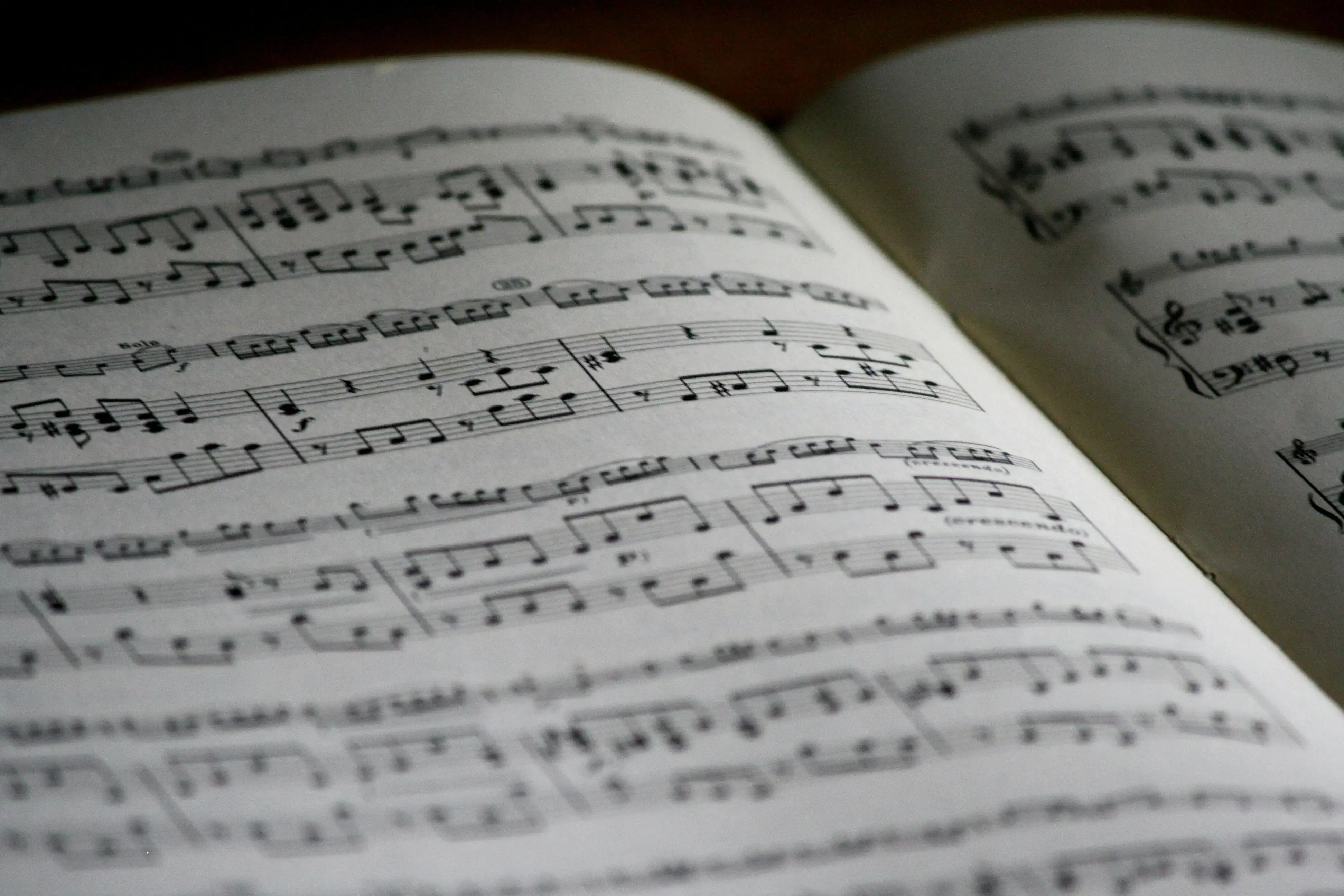 sheet music book